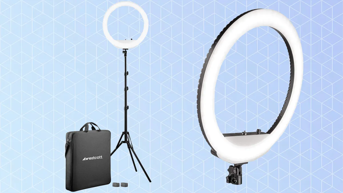Westcott 18-inch Bi-Color LED Ring Light
